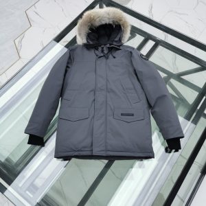 Canada Goose 13 Langford Parka Down Jacket [Grey Black Label]