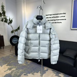 Moncler | Meng Kelai Mongkou Maya Down Jacket in Gray-Green, Same Style as Eason Chan